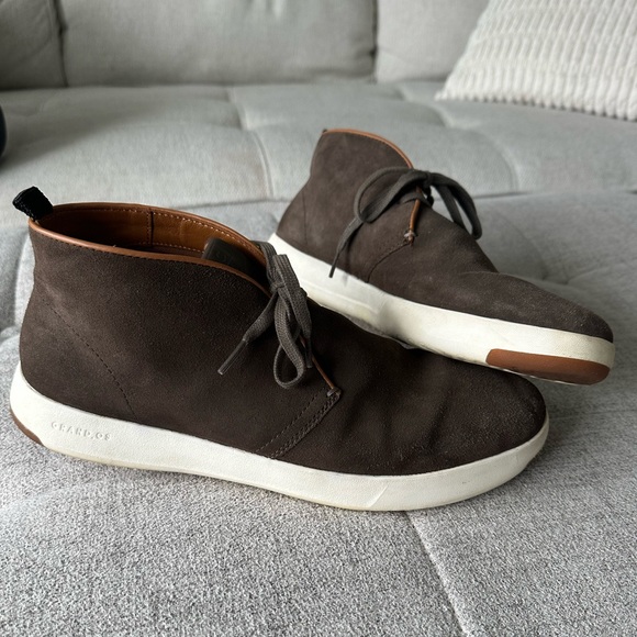 Cole Haan Grand Pro Brown Suede Shoes main image 6